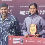 दिल्ली मैराथन में वाण की फ्लाइंग गर्ल भागीरथी जीता रजत पदक