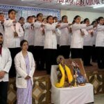 मरीजों की बेहतर सेवा का नर्सिंग छात्रों ने लिया संकल्प