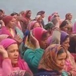 शराब के विरोध में उतरे लासी के ग्रामीण