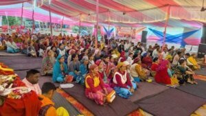 नगाणगांव में श्रीमद्भागवत कथा का दिव्य आयोजन, आयुष कृष्ण नयन महाराज के प्रवचनों से श्रद्धालु भावविभोर