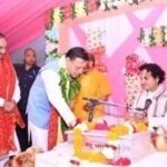नगाण गांव में श्रीमद्भागवत कथा में शामिल हुए मुख्यमंत्री, विकास कार्यों का किया उल्लेख