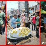 निर्जला एकादशी पर हिन्दू जागरण मंच ने लगाया सेवा शिविर, श्रद्धालुओं को वितरित की लस्सी व शिकंजी