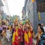 धर्मपुर के सिद्धपीठ प्राचीन श्री शिव मंदिर में भव्य कलश यात्रा के साथ श्री शिव महापुराण कथा का शुभारंभ