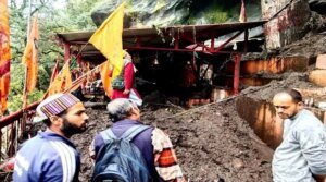 उर्गम घाटी में भारी भूस्खलन, पांचवें केदार कल्पेश्वर मंदिर का रास्ता बंद